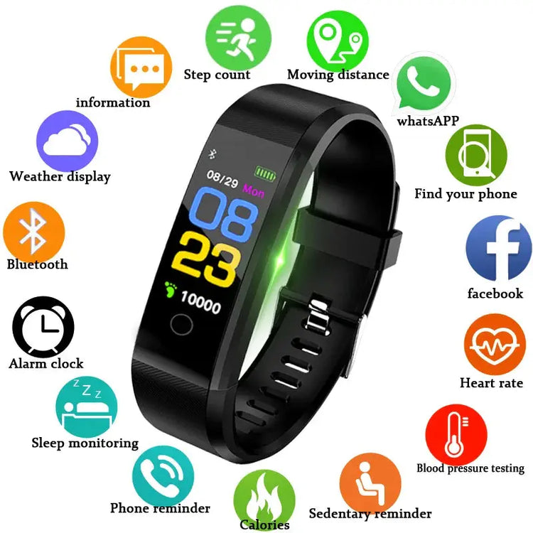 Unisex Smart Watch – Heart Rate & Fitness Tracker V.I.P Digital Presence