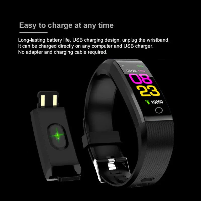 Unisex Smart Watch – Heart Rate & Fitness Tracker