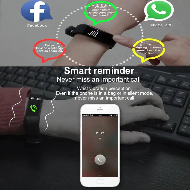 Unisex Smart Watch – Heart Rate & Fitness Tracker V.I.P Digital Presence
