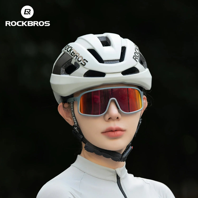 Carbon Fiber Cycling Helmet Antibacterial Lining Ventilated Adjustable Fit 3D-GRID ROCKBROS-US
