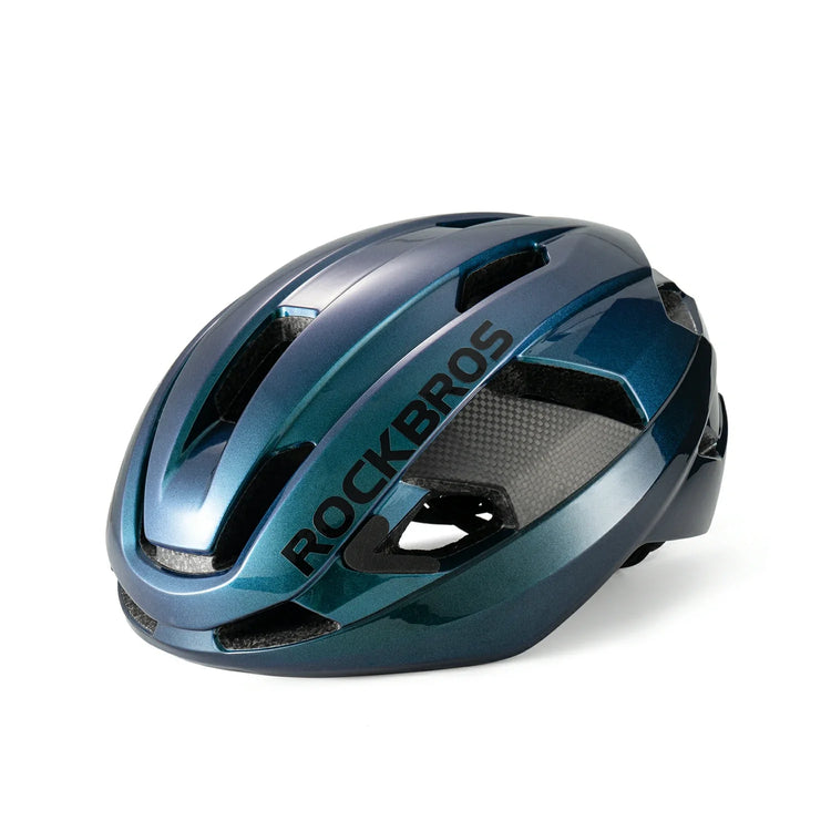 Carbon Fiber Cycling Helmet Antibacterial Lining Ventilated Adjustable Fit 3D-GRID ROCKBROS-US