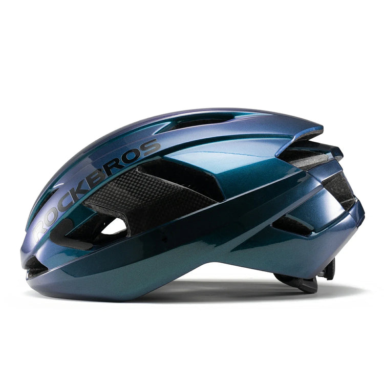 Carbon Fiber Cycling Helmet Antibacterial Lining Ventilated Adjustable Fit 3D-GRID ROCKBROS-US