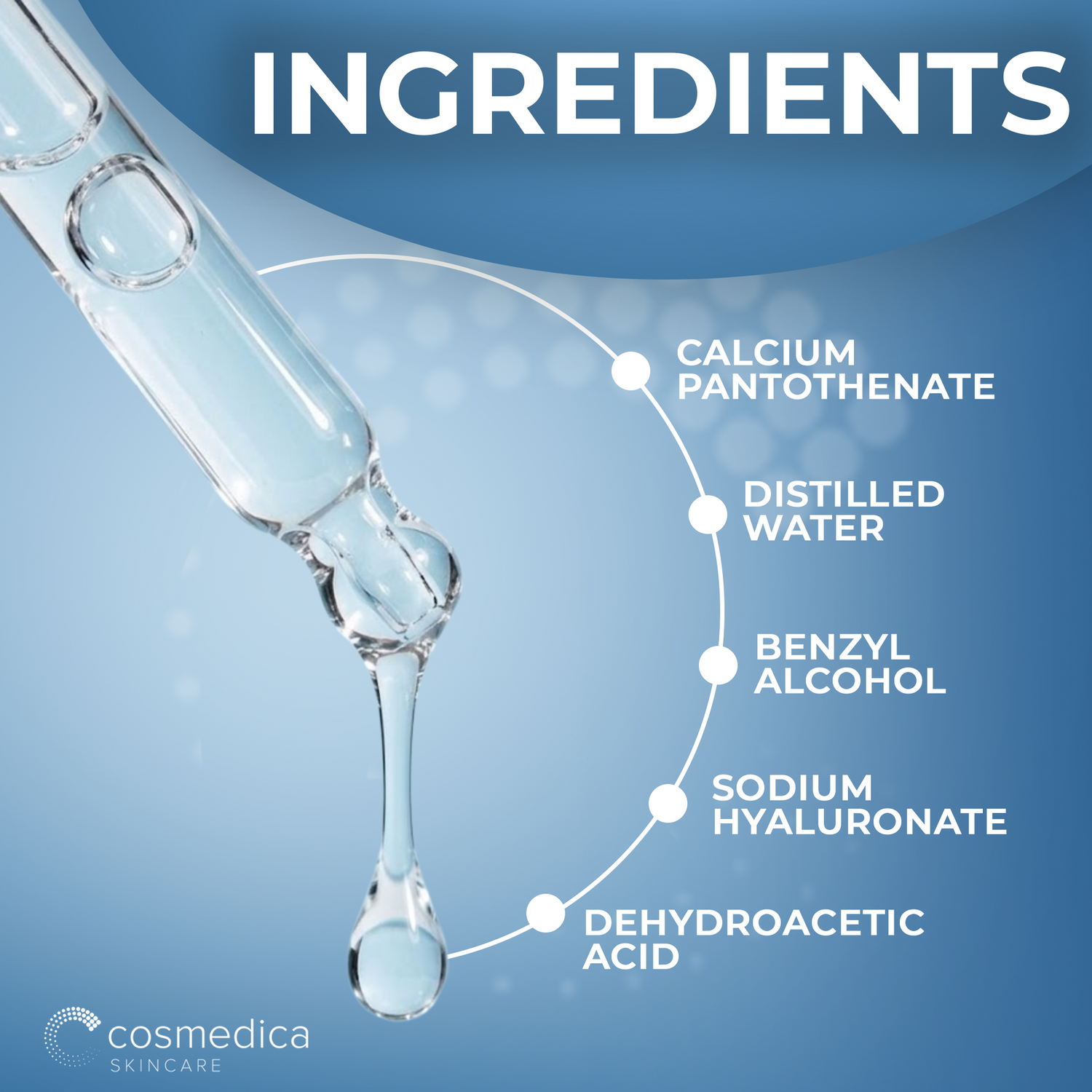Hyaluronic Acid +Vitamin B5 Serum Cosmedica Skincare