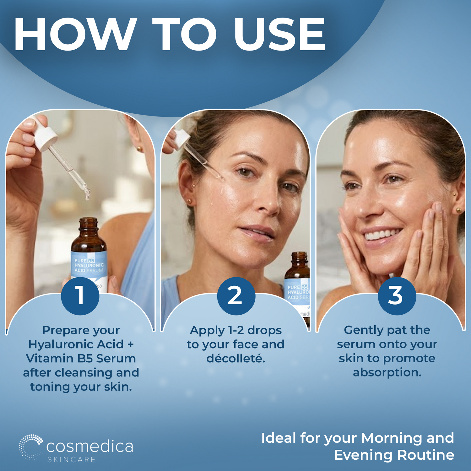 Hyaluronic Acid +Vitamin B5 Serum Cosmedica Skincare