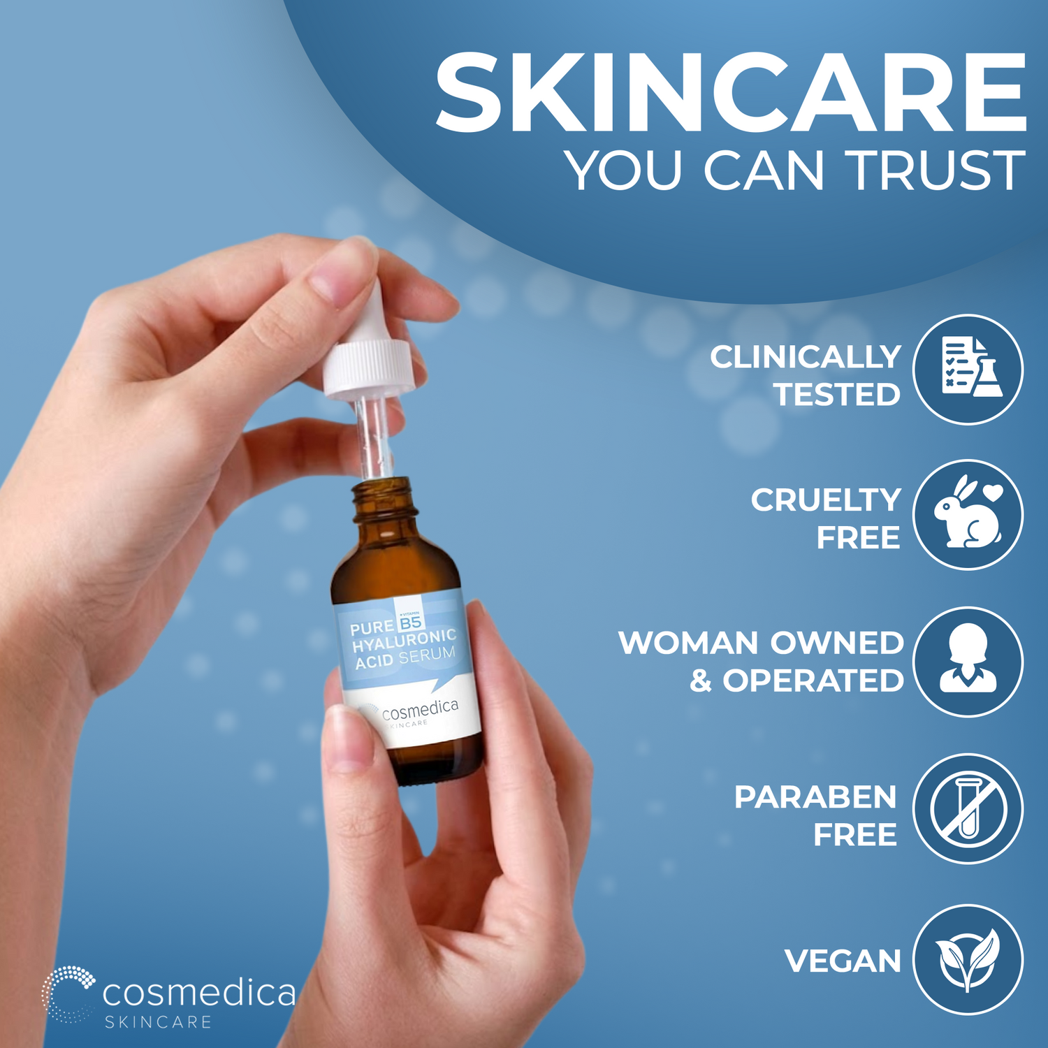 Hyaluronic Acid +Vitamin B5 Serum Cosmedica Skincare