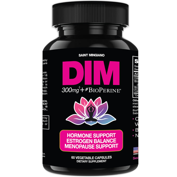DIM 300 mg Women’s Hormone & Menopause Support Saint Mingiano - Supplements & Wellness Dedicated to Holistic Health