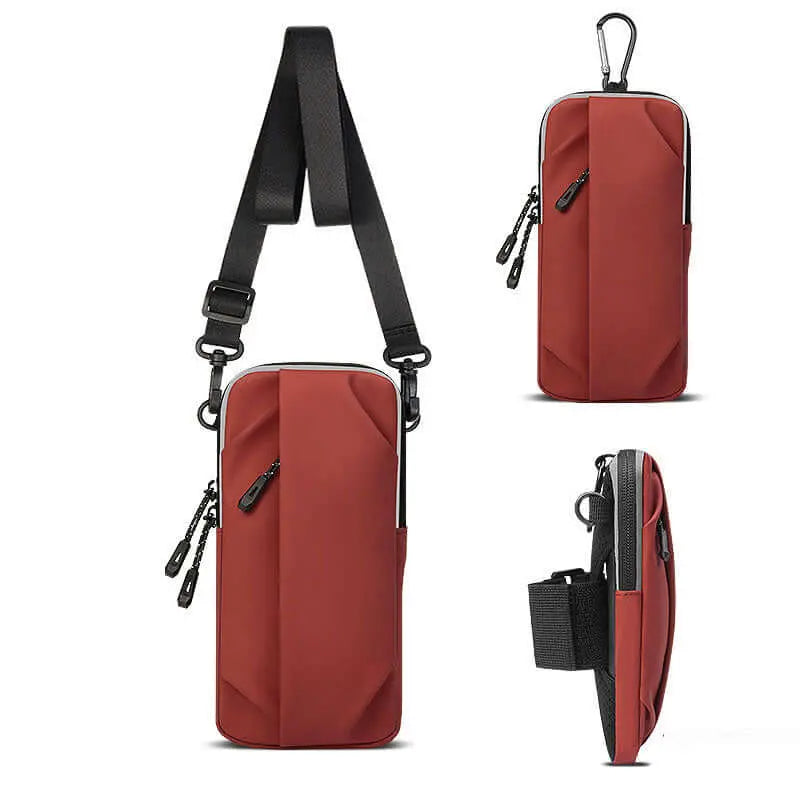 Running mobile phone arm bag for men and women, single shoulder diagonal cross bag, wrist bag, fitness sports travel equipment, V.I.P Digital Presence