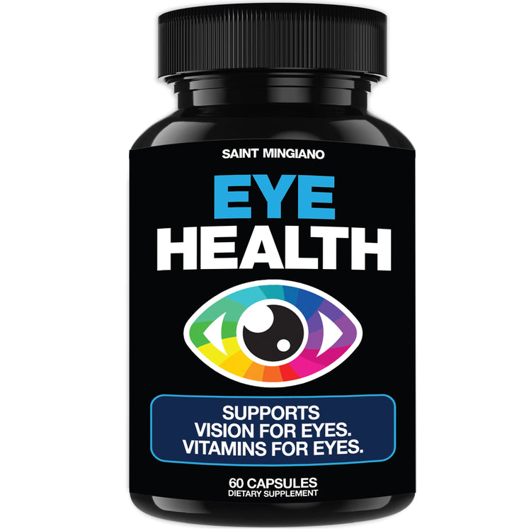 Eye Health & Vision Vitamins Supplement 60 Capsules Saint Mingiano - Supplements & Wellness Dedicated to Holistic Health