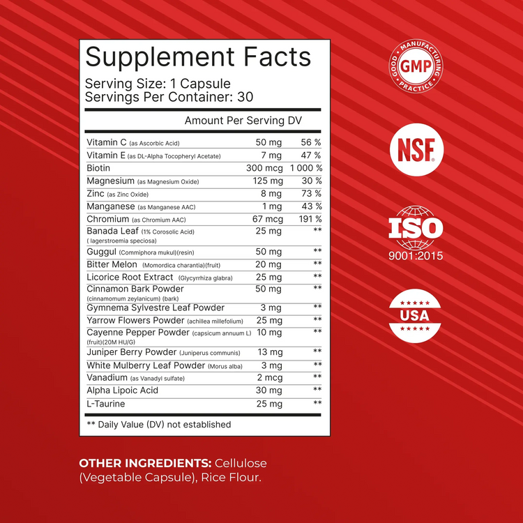 CardioNEX Glucose Management RevitMe - Supplements Store