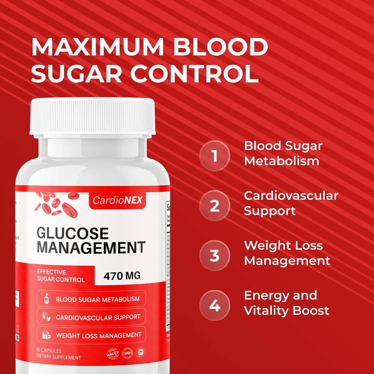 CardioNEX Glucose Management RevitMe - Supplements Store