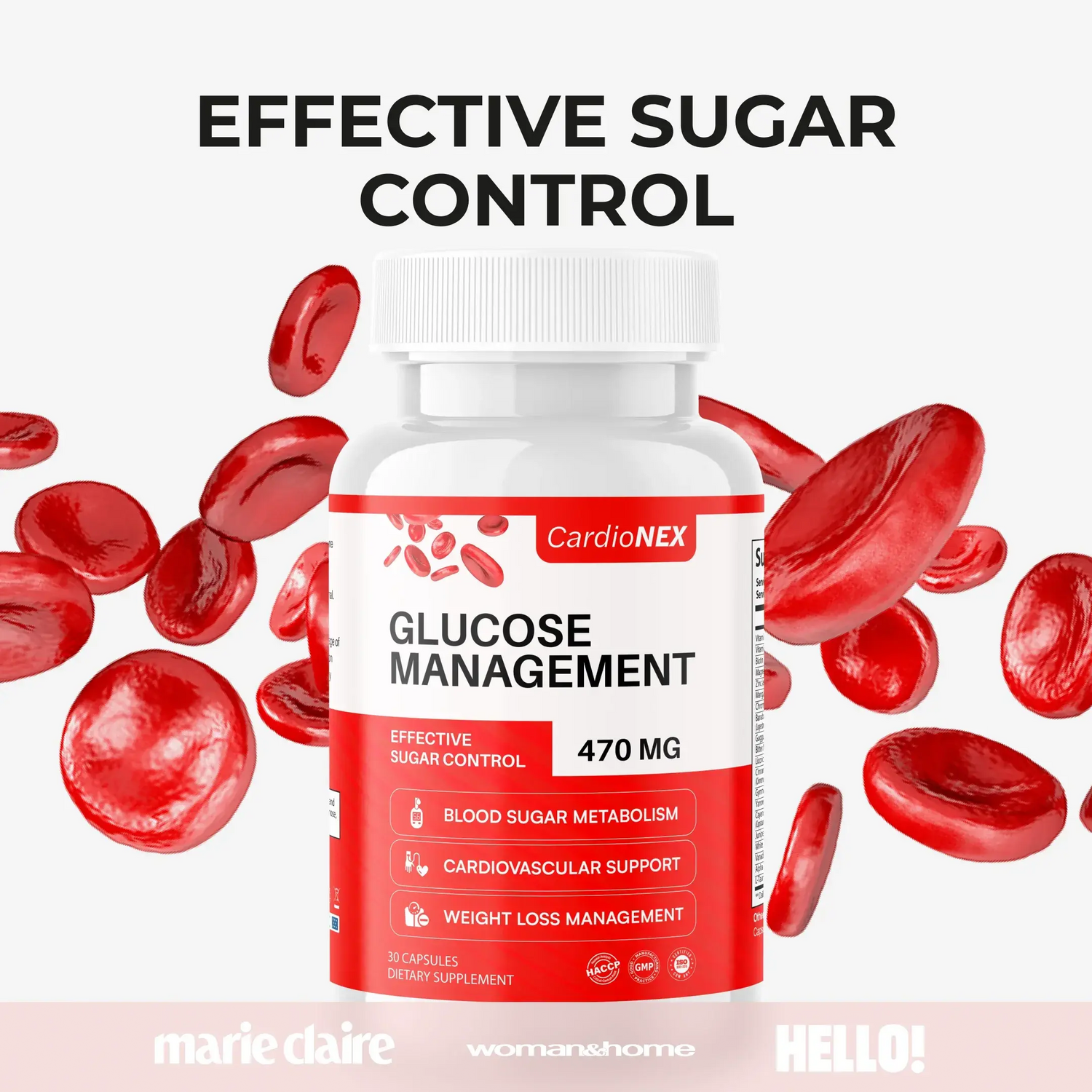 CardioNEX Glucose Management RevitMe - Supplements Store