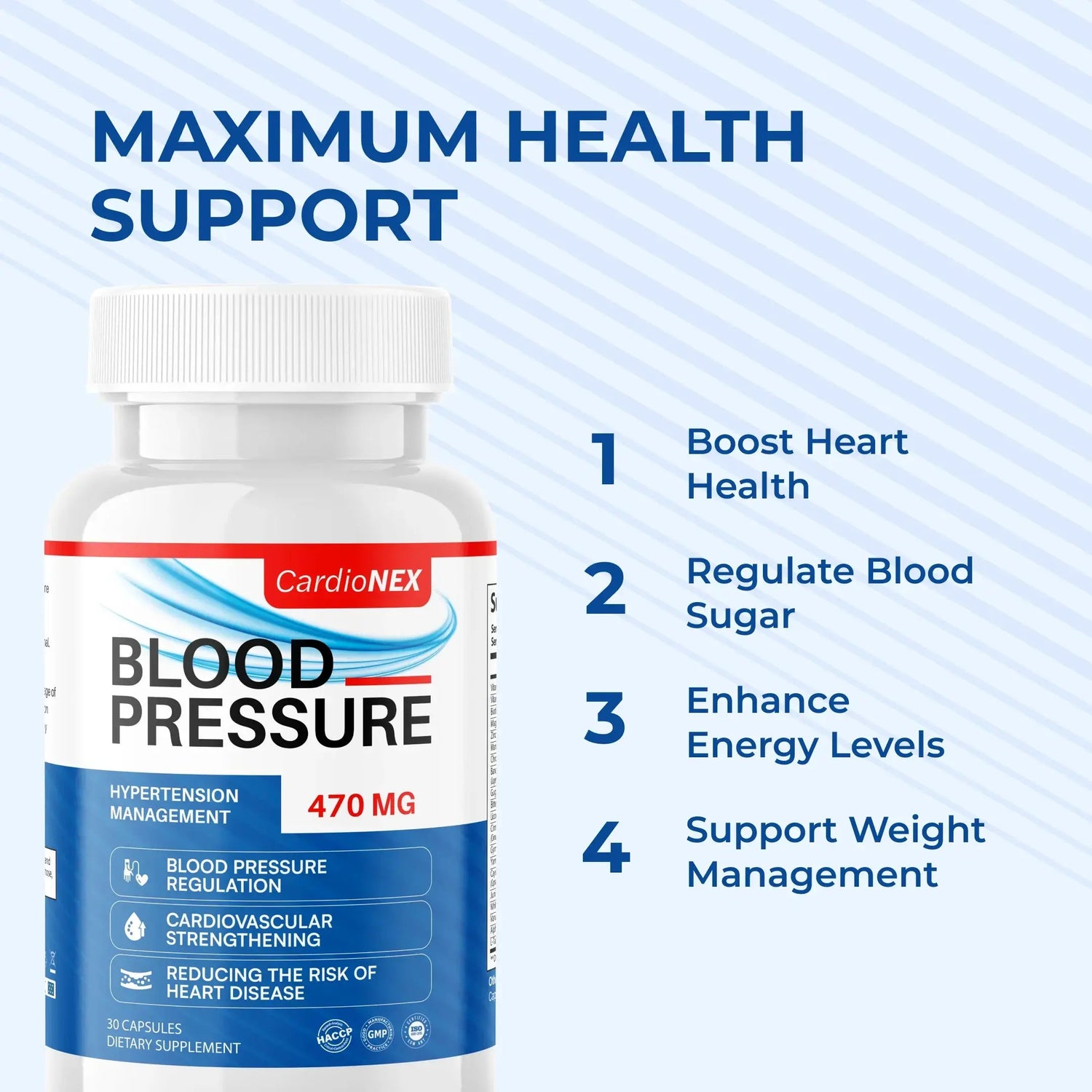 CardioNEX Blood Pressure RevitMe - Supplements Store