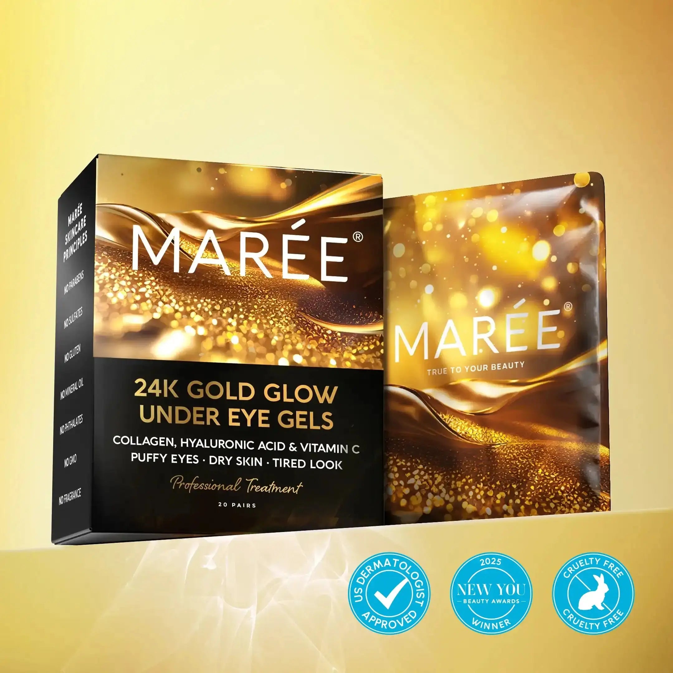 24K Gold Anti-Aging Eye Patches Maree