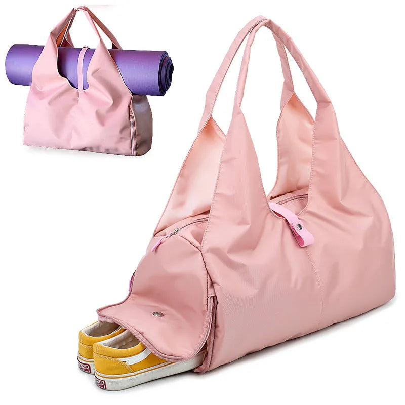 All-Purpose Gym & Yoga Bag: Durable Nylon Tote for Men & Women 24 Hour Sport