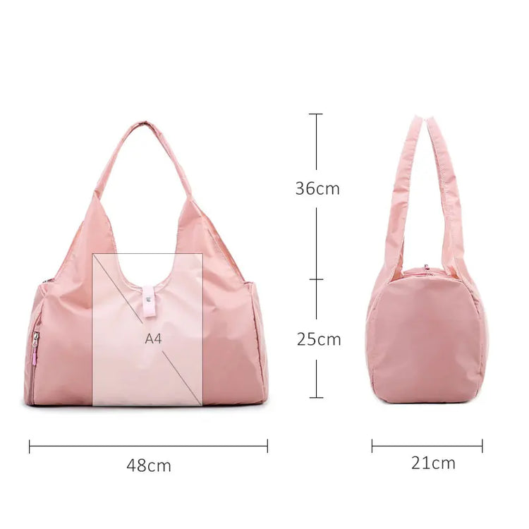 All-Purpose Gym & Yoga Bag: Durable Nylon Tote for Men & Women 24 Hour Sport
