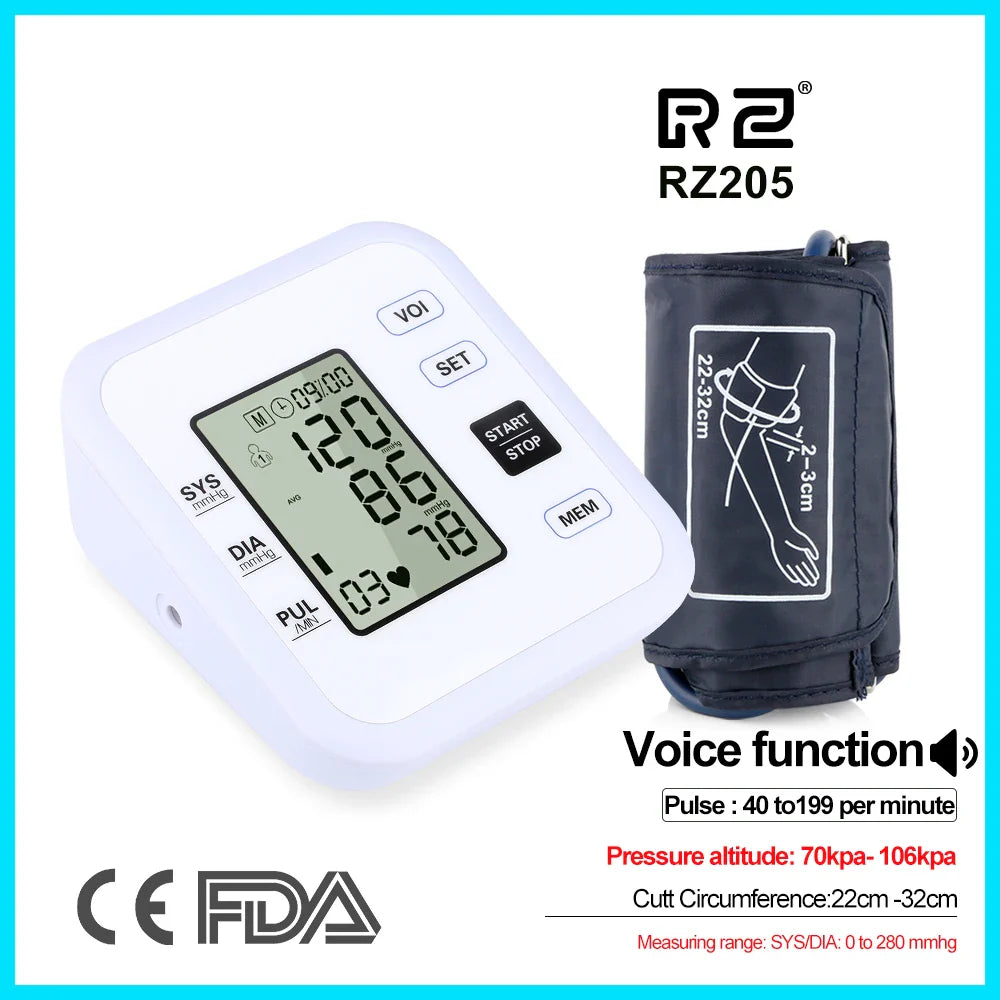 Arm Blood Pressure Monitor with Pulse Meter