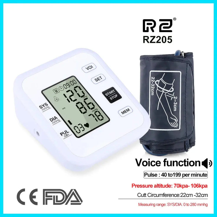 Arm Blood Pressure Monitor with Pulse Meter V.I.P Digital Presence