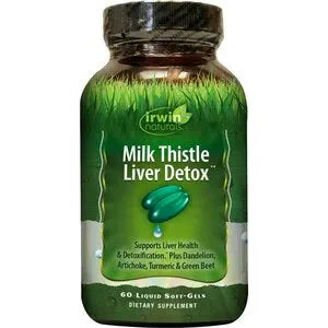 Milk Thistle Liver Detox Cleanse | Natural Liver Support & Detox Formula with BioPerine Seamoss depot