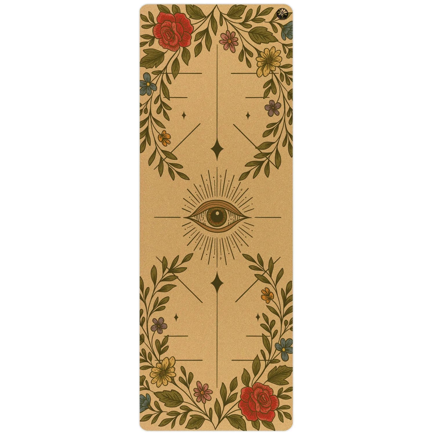 Infinite Bloom Aura Cork Yoga Mat Yoloha Yoga