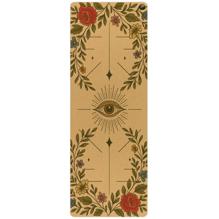 Infinite Bloom Aura Cork Yoga Mat Yoloha Yoga