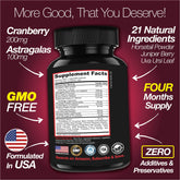 Kidney Support Cleanse – Cranberry & Astragalus Capsules Saint Mingiano - Supplements & Wellness Dedicated to Holistic Health