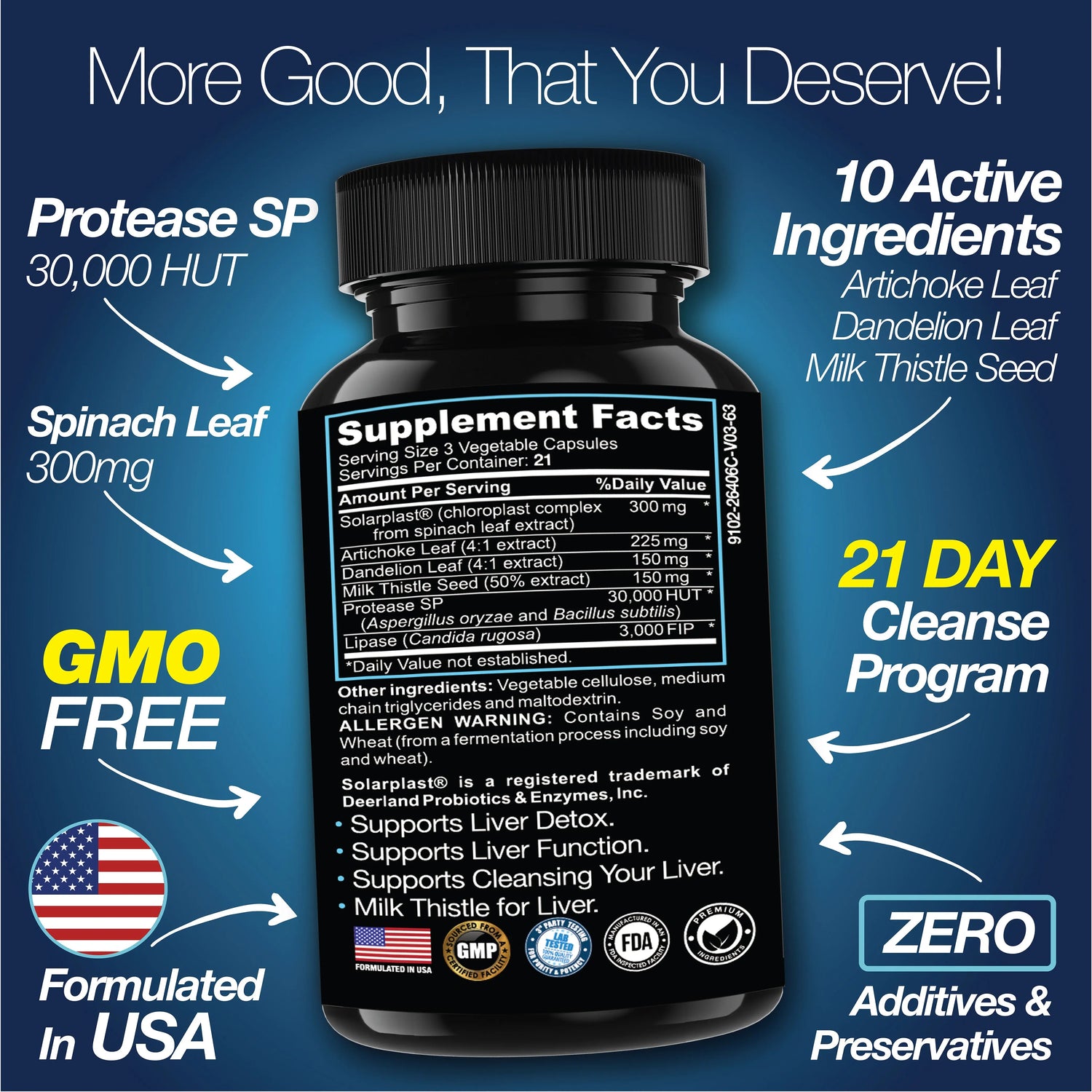 Liver Cleanse Detox – 21-Day Natural Support Saint Mingiano - Supplements & Wellness Dedicated to Holistic Health