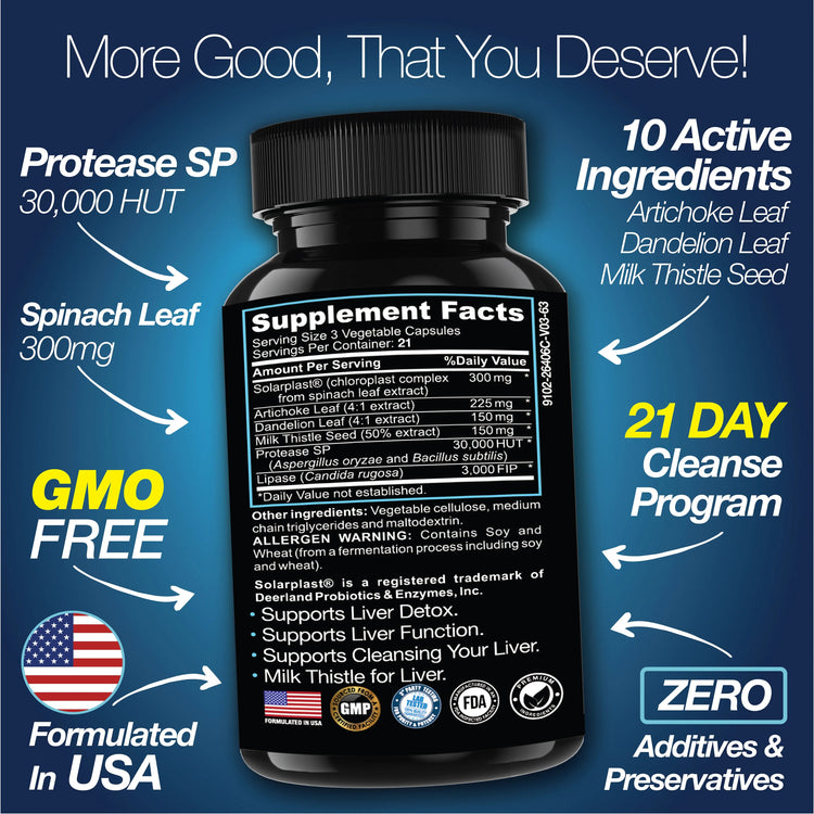 Liver Cleanse Detox – 21-Day Natural Support Saint Mingiano - Supplements & Wellness Dedicated to Holistic Health