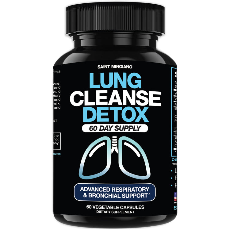 Lung Cleanse Detox – 60 Day Support Saint Mingiano - Supplements & Wellness Dedicated to Holistic Health
