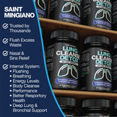 Lung Cleanse Detox – 60 Day Support Saint Mingiano - Supplements & Wellness Dedicated to Holistic Health