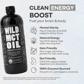 Wild MCT Oil – 100% Coconut-Sourced Brain & Body Fuel, 63 Servings Wild Foods