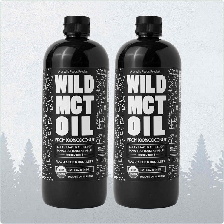 Wild MCT Oil – 100% Coconut-Sourced Brain & Body Fuel, 63 Servings Wild Foods