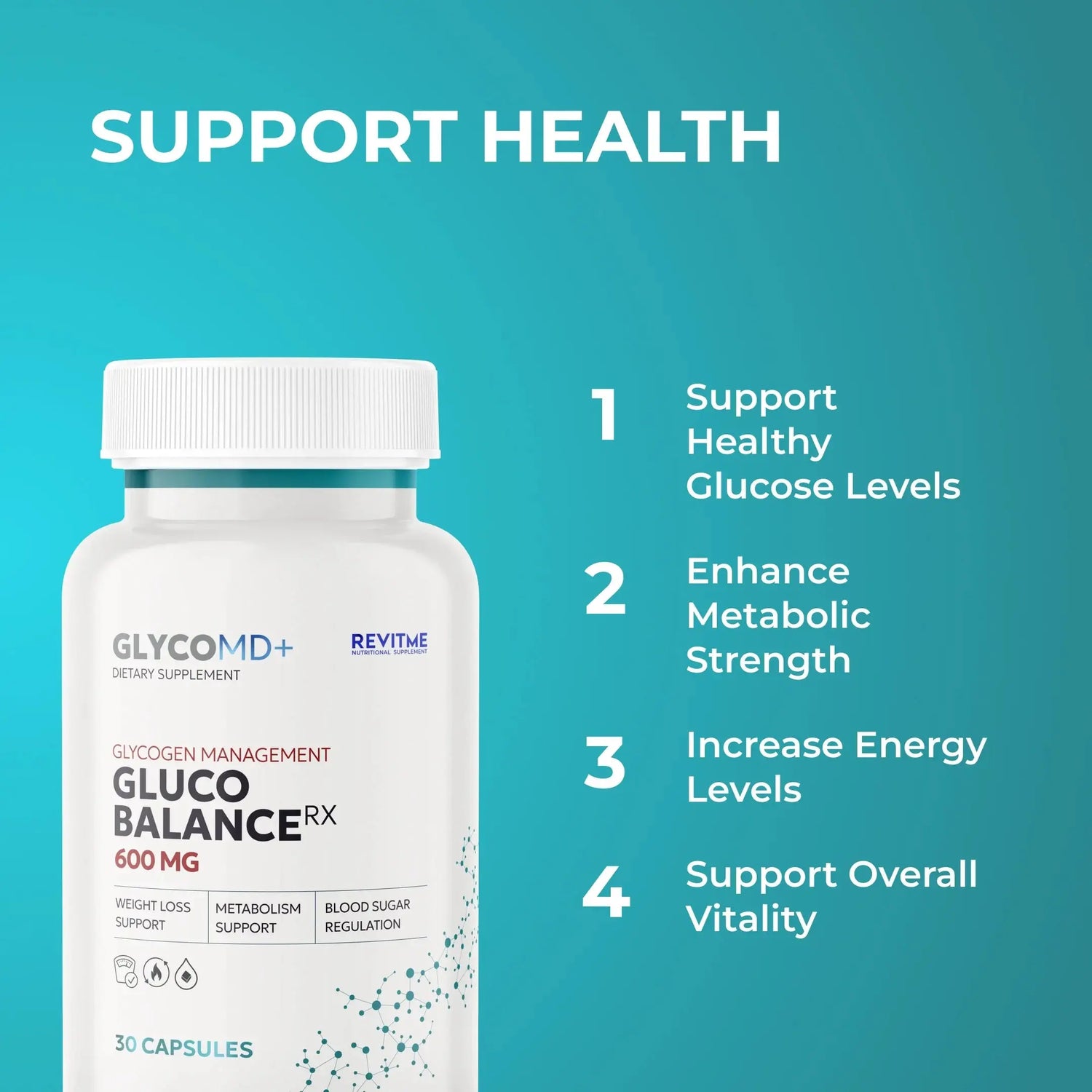 Gluco Balance RX by RevitMe RevitMe - Supplements Store