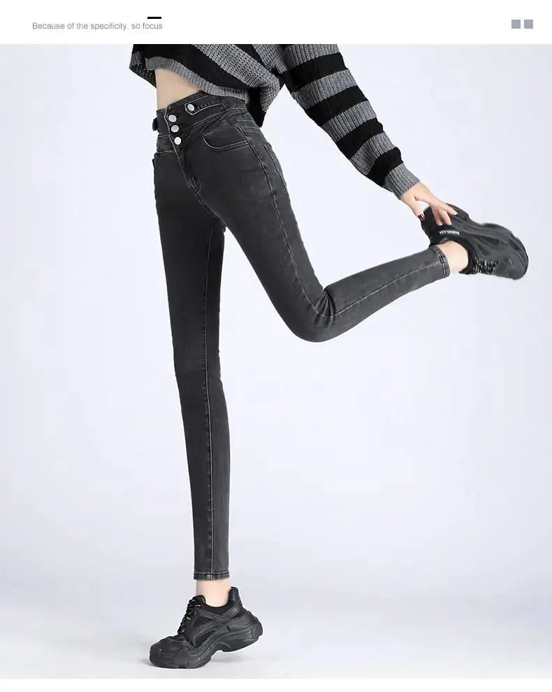Spring New High-Waisted Skinny Pants Collection Pi-Mart