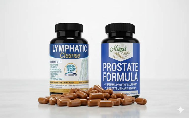 Men’s Total Flow Bundle™ - Lymphatic Cleanse + Prostate & Urinary Support Formula Seamoss depot