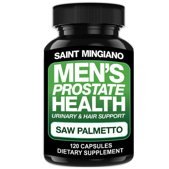 Men’s Prostate Health Supplement – 120 Capsules Saint Mingiano - Supplements & Wellness Dedicated to Holistic Health