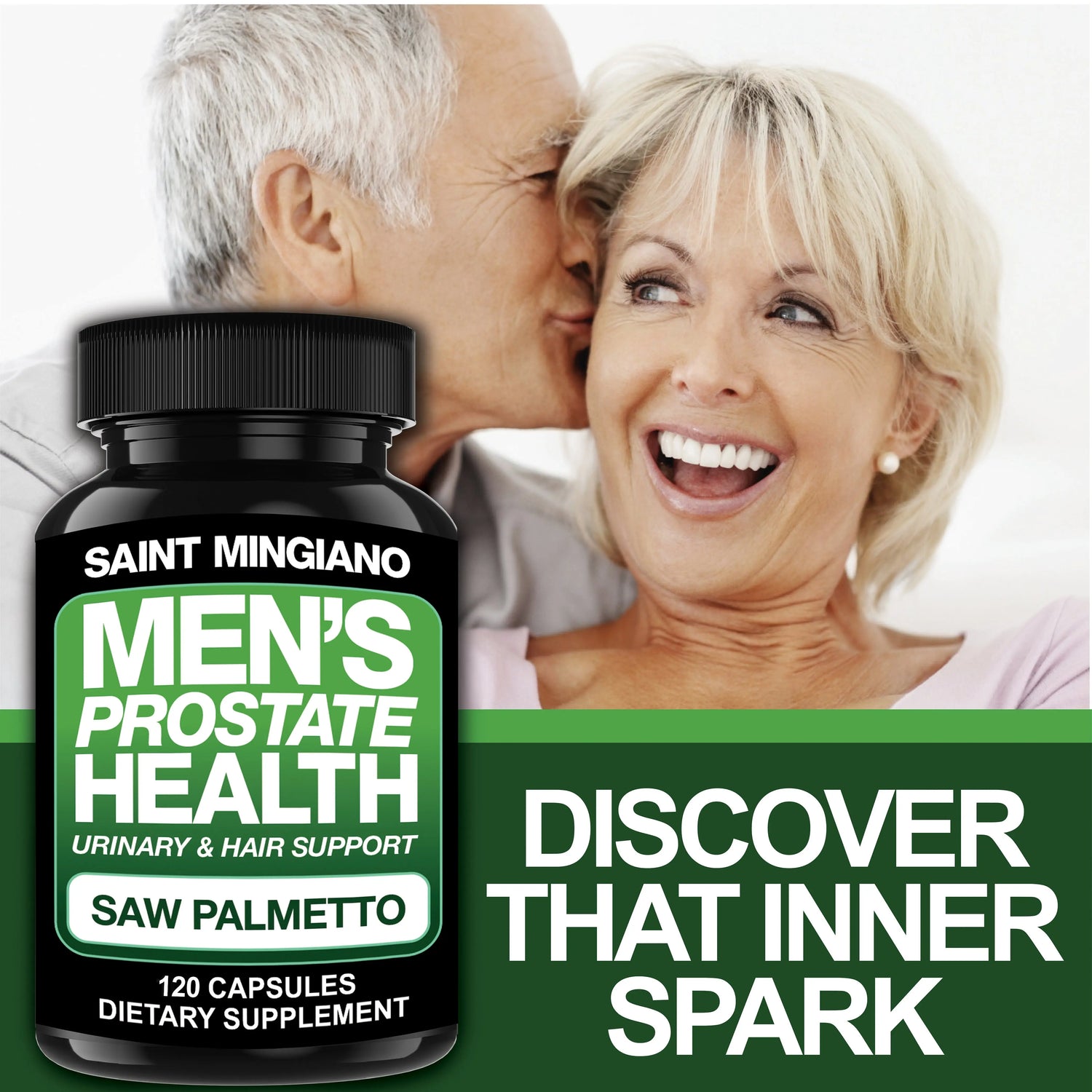 Men’s Prostate Health Supplement – 120 Capsules Saint Mingiano - Supplements & Wellness Dedicated to Holistic Health