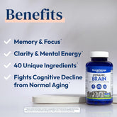 Stonehenge Health Dynamic Brain Supplement – Memory, Focus Mental Clarity | 60 Capsules Ballimart