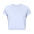 Sexy Cropped Yoga T shirt Women Quick Drying Loose Breathable Outdoor Sports Workout Clothes Wanita Store