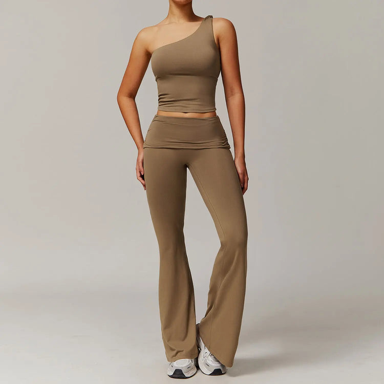 Sollinarry Brushed Yoga Women Casual Comfortable Yoga Clothes Running Exercise Workout Outfit Wanita Store
