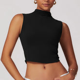 Sollinarry Brushed Yoga Vest Women Tight Fitting Cinched Running Fitness Top Casual Exercise Yoga Clothes Wanita Store