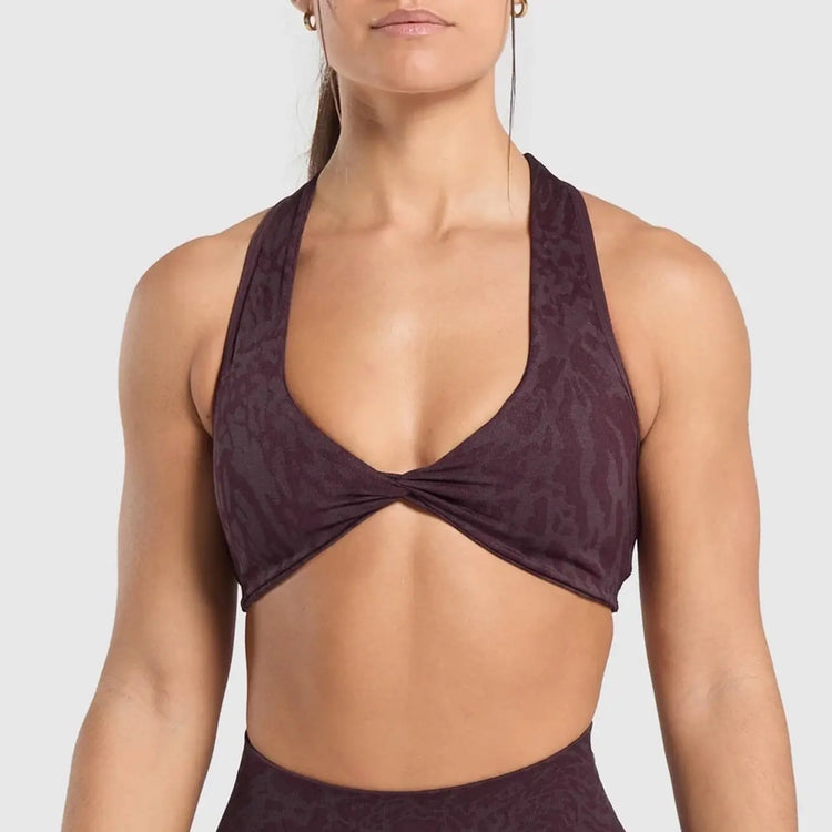 Twist Beauty Back Exercise Underwear Women Yoga Clothes Running Workout Bra Quick Drying Yoga Vest Bella Mia
