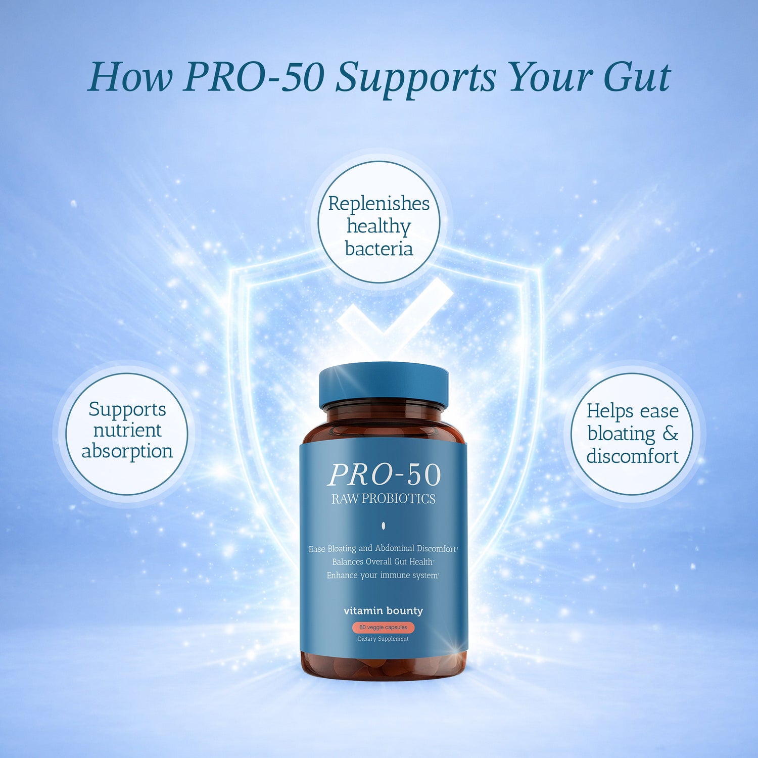 Pro-50 Probiotic Vitamin Bounty