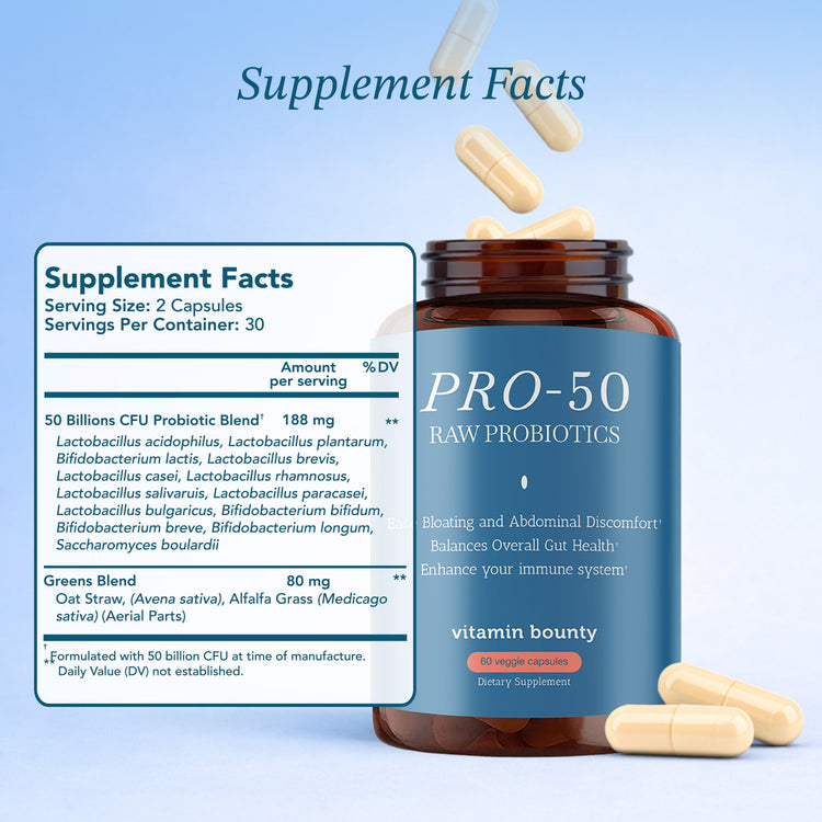 Pro-50 Probiotic Vitamin Bounty