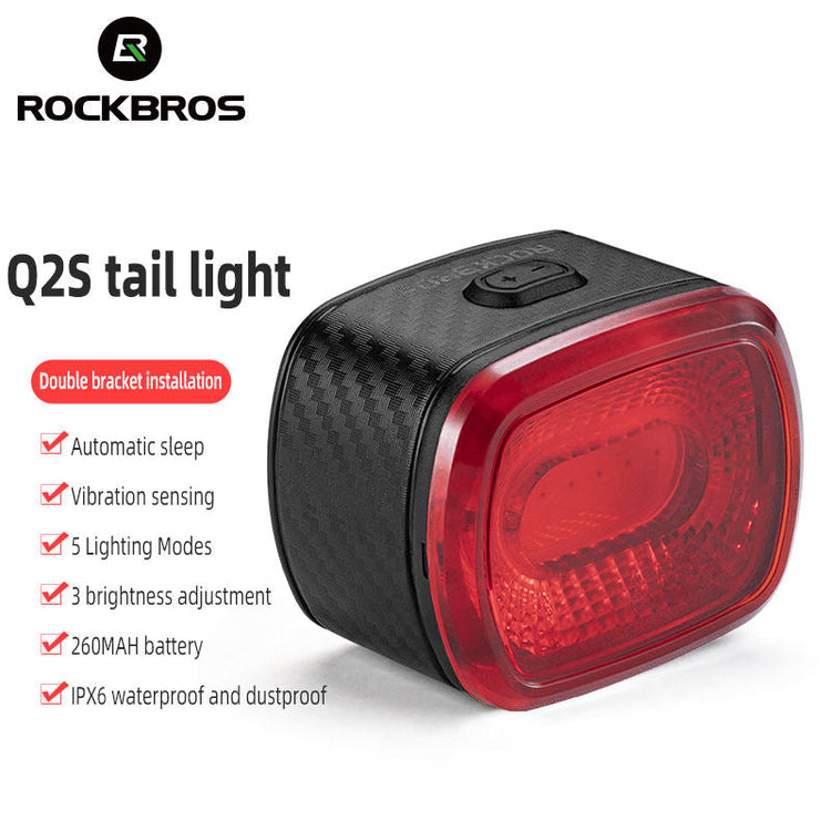 Q2S Tail Light Brake Sense USB-C ROCKBROS-US