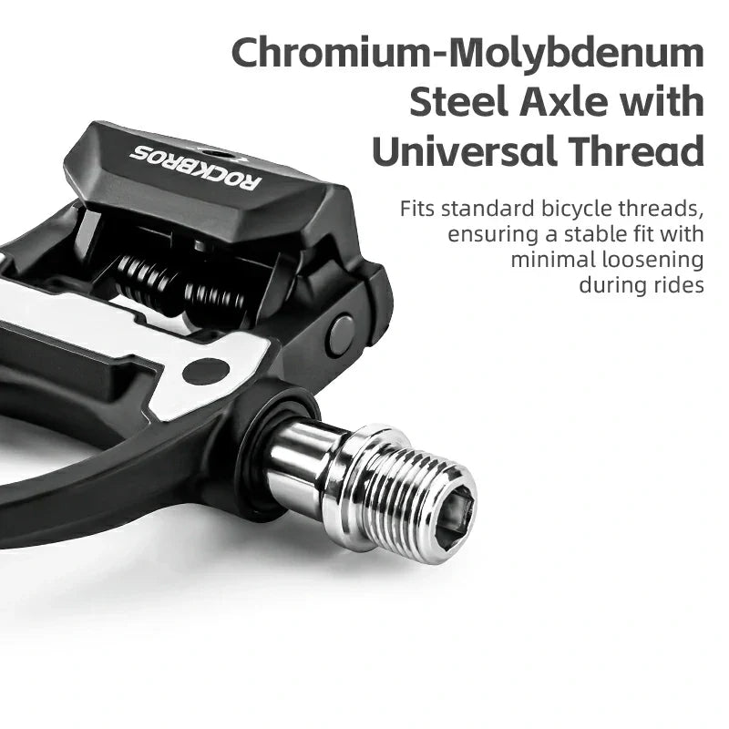 Road MTB Lightweight Clipless Bicycle Pedals 9/16&