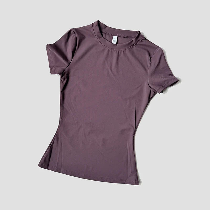 Seamless Moisture Wicking Yoga Shirt for Flexible Performance Pi-Mart