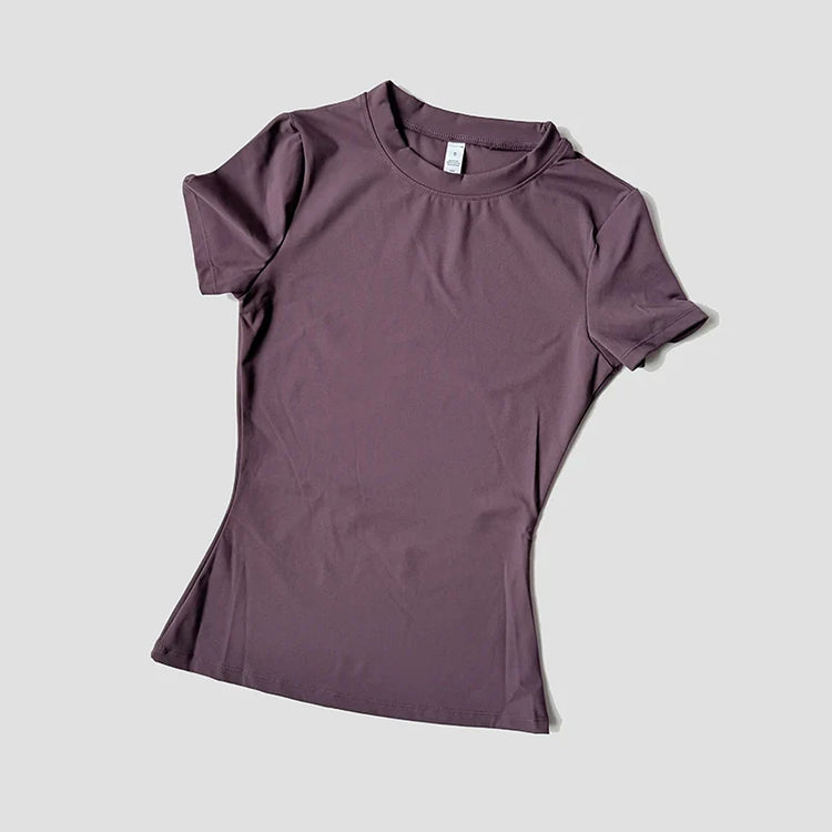 Seamless Moisture Wicking Yoga Shirt for Flexible Performance Pi-Mart
