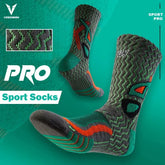 Towel Bottom Sport Socks for Men 9-12 Breathable Non Slip High Cut Basketball Socks Moisture Absorption Socks Pi-Mart