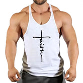 Gym Top Men T-shirts Fitness Man Clothes Muscular THRIXINE