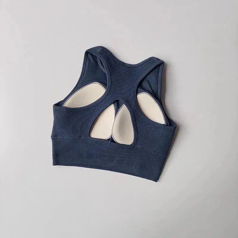 Women's Breathable Push-Up Sports Bra Crop Top THRIXINE